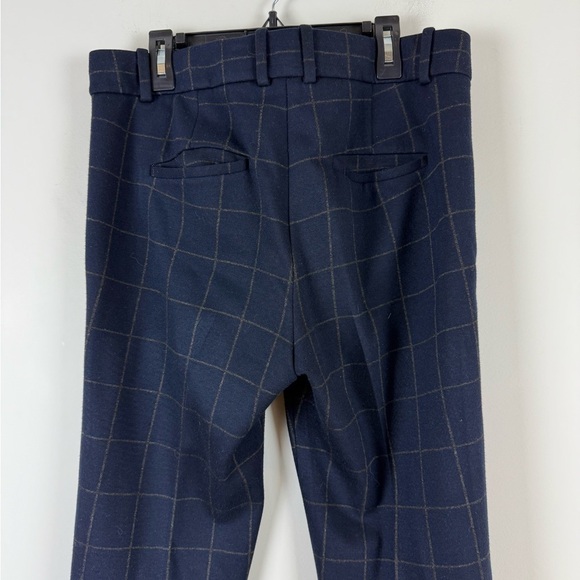 Theory Straight Trouser Windowpane Knit Size 4 - Picture 6 of 10